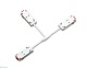 коннектор питания t-образный ambrella light magnetic 220v gl1113