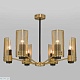 люстра на штанге eurosvet grino 70139/6 латунь