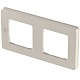 рамка двухместная legrand inspiria 673948