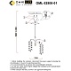 подвесные светильники omnilux cavriglia oml-52806-01