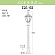 уличный светильник fumagalli aloe r/rut e26.163.000.wxf1r