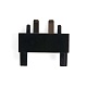 коннектор для 4-стороннего соединителя накладного шинопровода elektrostandard flat magnetic 85004/00 черный a063739