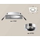 комплект встраиваемого светильника ambrella light techno spot xc7631003 swh/psl белый песок/серебро полированное (c7631, n7012)