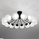 потолочная люстра eurosvet vinter 201057 led черный a072623