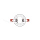 встраиваемый светодиодный светильник gauss elementary adjustable frameless 9034460209