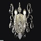 бра crystal lux esmiralda ap2 silver