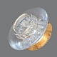 встраиваемый светильник elvan tch-755-g-9-gl-cl