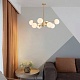 люстра на штанге imperiumloft roundi brass 305756-23