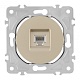 розетка телефонная rj11 arte milano 202.51-1.shampan
