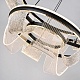 подвесная люстра led4u l7706-800-460 bk