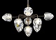 подвесная люстра delight collection on the rocks p68038l-9 gold