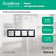 рамка 4-ая горизонтальная systeme electric glossa антрацит gsl000704