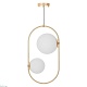 подвесная люстра lumina deco panari ldp 1210-2 gd