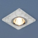 встраиваемый светильник с двойной подсветкой elektrostandard 8361 mr16 белый/серебро 4690389060649