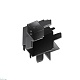 коннектор l-образный maytoni technical radity tra084ct-12b