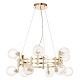 подвесная люстра crystal lux luxury sp12 gold