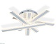 потолочная люстра ambrella light acrylica original fa8903
