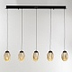 подвесной светильник delight collection md25090022-5b matt black/champagne