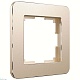 рамка werkel platinum на 1 пост шампань w0012611 4690389184437