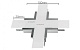 угол arlight s2-linia55-f-x90 крестовой 021276