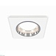 комплект встраиваемого светильника ambrella light techno spot xc6520003 swh/psl белый песок/серебро полированное (c6520, n6112)