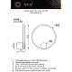 настенный светильник aployt alice apl.055.11.09
