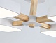 люстра на штанге ambrella light linetech comfort fl4879