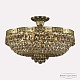 потолочная люстра bohemia ivele crystal 19271/45iv g r801