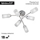 потолочная люстра vitaluce v4188-9/6pl