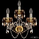 бра bohemia ivele crystal 5402b/2+1/165 g amber/m-1g k721