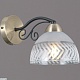 бра illumico il0435-1wsq-24 bk ab spica