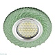 встраиваемый светильник fametto luciole dls-l137 gu5.3 glassy/green