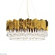 подвесная люстра delight collection trump km0988p-16 gold