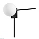 бра crystal lux loro ap1 v1 black