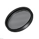 насадка arlight lgd-artifact-oval-lens-r65 (bk) (металл) 057148