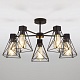 потолочная люстра eurosvet trappola 70107/5 черный