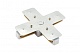коннектор х-образный denkirs dk track white tr1104-wh
