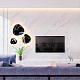 настенный светильник crystal lux bilbao ap12w led d500 black