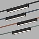 трековый однофазный светильник denkirs belty linear dk5674-bk