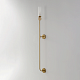 бра crystal lux simply ap1.2 brass