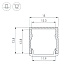 алюминиевый профиль arlight sl-mini-15-2000 black 049020