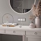 рамка на 3 поста хром/белый werkel w0031431 4690389159428