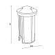 ландшафтный светильник maytoni flash o044dl-l1s3k1