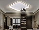 потолочный светодиодный светильник ambrella light comfort linetech fl5115