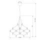 подвесная люстра bogate's adit 90400 led a072123