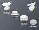 комплект трекового светильника ambrella light track system xt (a2524, a2105, c8101, n8401) xt8101020
