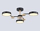 люстра на штанге ambrella light linetech comfort fl4857