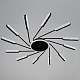 потолочная люстра reluce 87290-0.3-12 bk