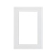 рамка одноместная arlight frm-glare-gs-d-wh 043789