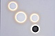 настенный светильник designled gw-8663l-9-bl-nw 003045